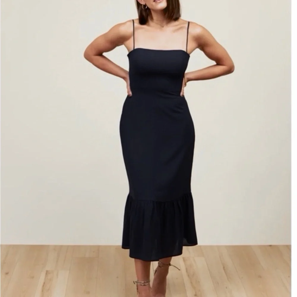 Park & Fifth Black Midi Dress - Picture 2 of 6